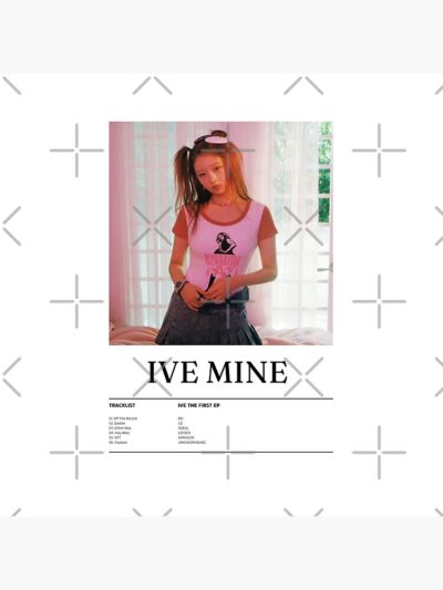 Alternative view of Ive Mine Rei Either Way Ver 3 Throw Pillow