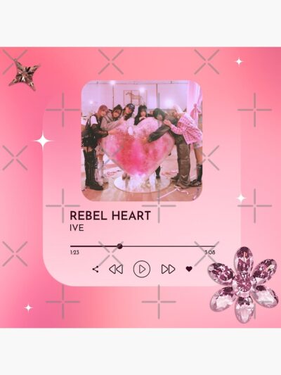 Alternative view of Rebel Heart Ive Throw Pillow