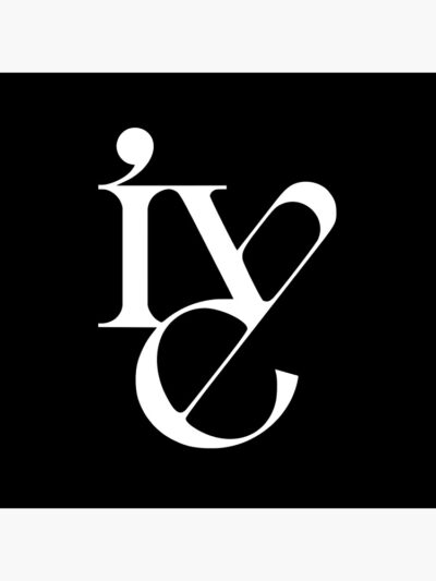 Alternative view of Ive Kpop Hd Logo Throw Pillow