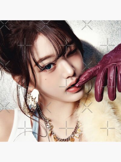 Alternative view of Ive Wonyoung Bang Bang Throw Pillow