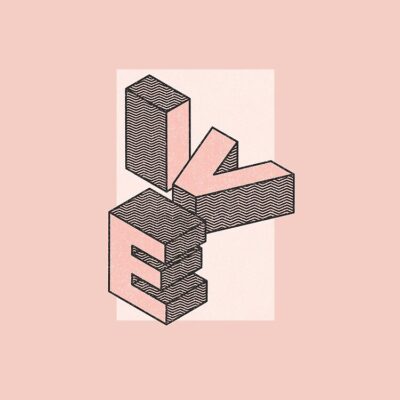 Alternative view of Ive Letter Isometric Tote Bag