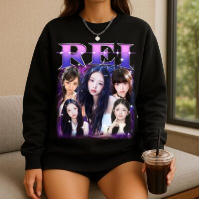Alternative view of Retro Rei Ive Kpop T-shirt