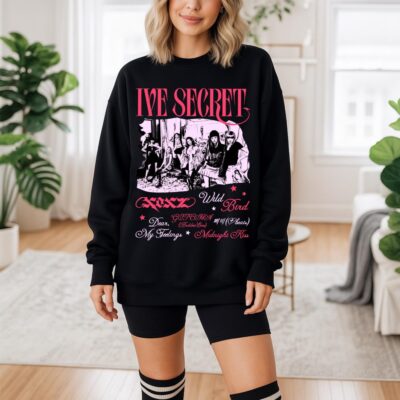 Alternative view of Retro Ive Secret Tracklist T-shirt
