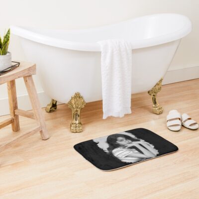 Alternative view of Trend Wonyoung White And Black Bath Mat