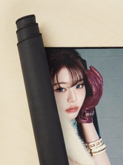 Alternative view of Top Ive Wonyoung Bang Bang Mouse Pad