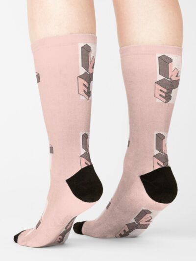 Alternative view of Ive Letter Isometric Socks