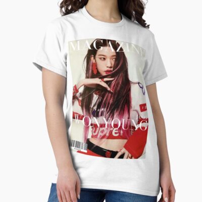 Alternative view of Ive Wonyoung Magazine Cover T-shirt
