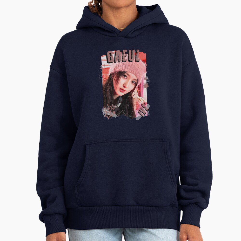 Ive Kpop Gaeul Group Girl Members Retro Scrapbook Kpop Collage Design Hoodie - Image 5