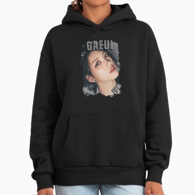 Alternative view of Ive Kpop Gaeul Group Girl Members Retro Scrapbook Kpop Collage Design Hoodie