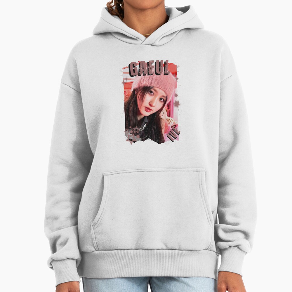 Ive Kpop Gaeul Group Girl Members Retro Scrapbook Kpop Collage Design Hoodie