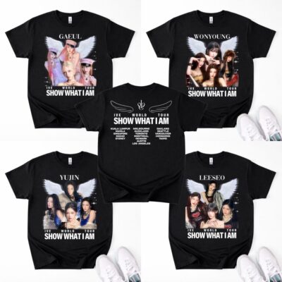 Alternative view of Ive Show What I Am World Tour Members T-shirt