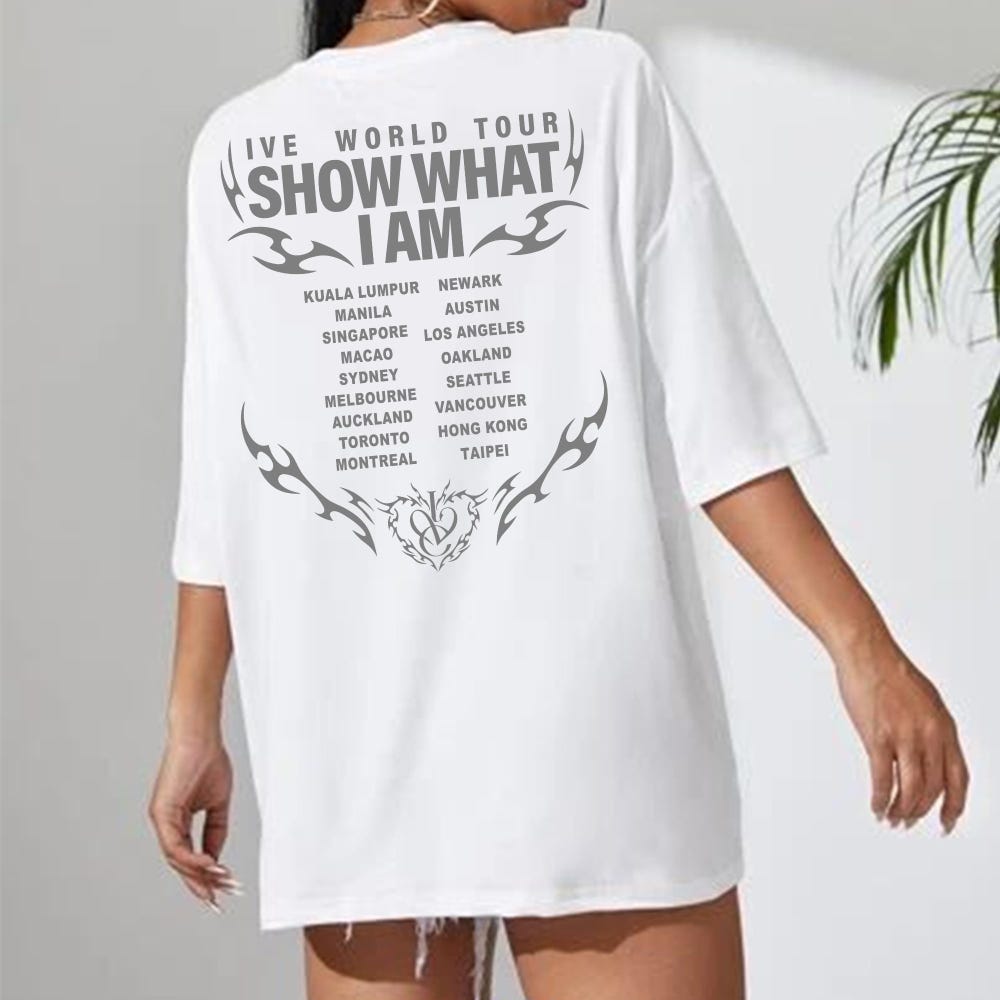 Ive Members Show What I Am World Tour 2026 T-shirt - Image 5