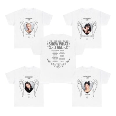 Alternative view of Ive Members Show What I Am World Tour 2026 T-shirt