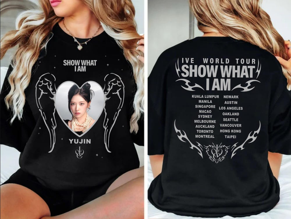 Ive Members Show What I Am World Tour 2026 T-shirt - Image 3