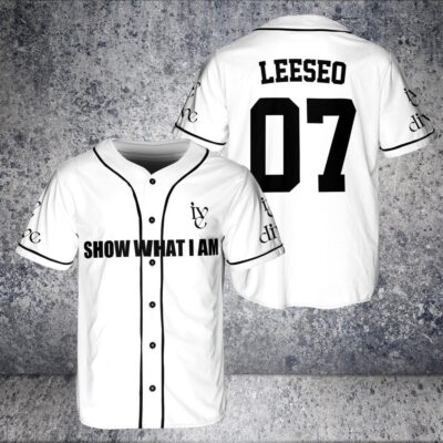 Alternative view of Customizable Ive Member Baseball Jersey