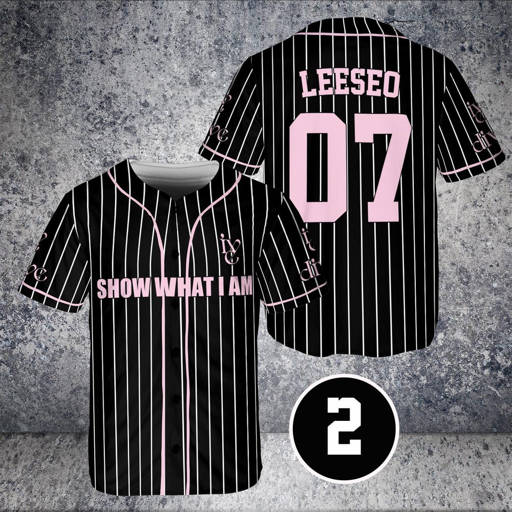 Personalizable Ive Member Baseball Jersey - Image 2